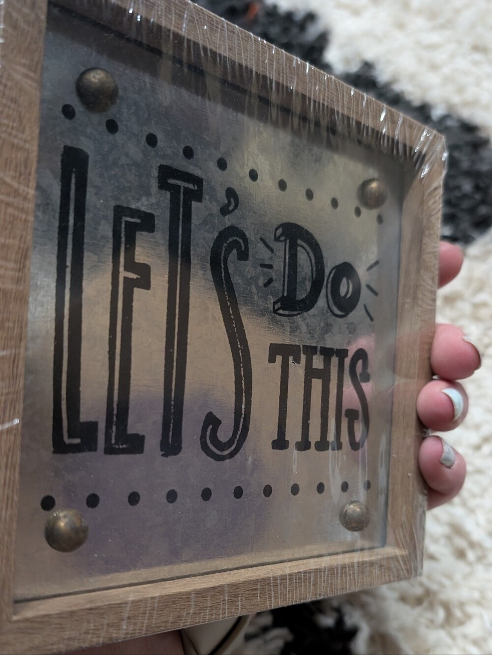 Galvanized Sign